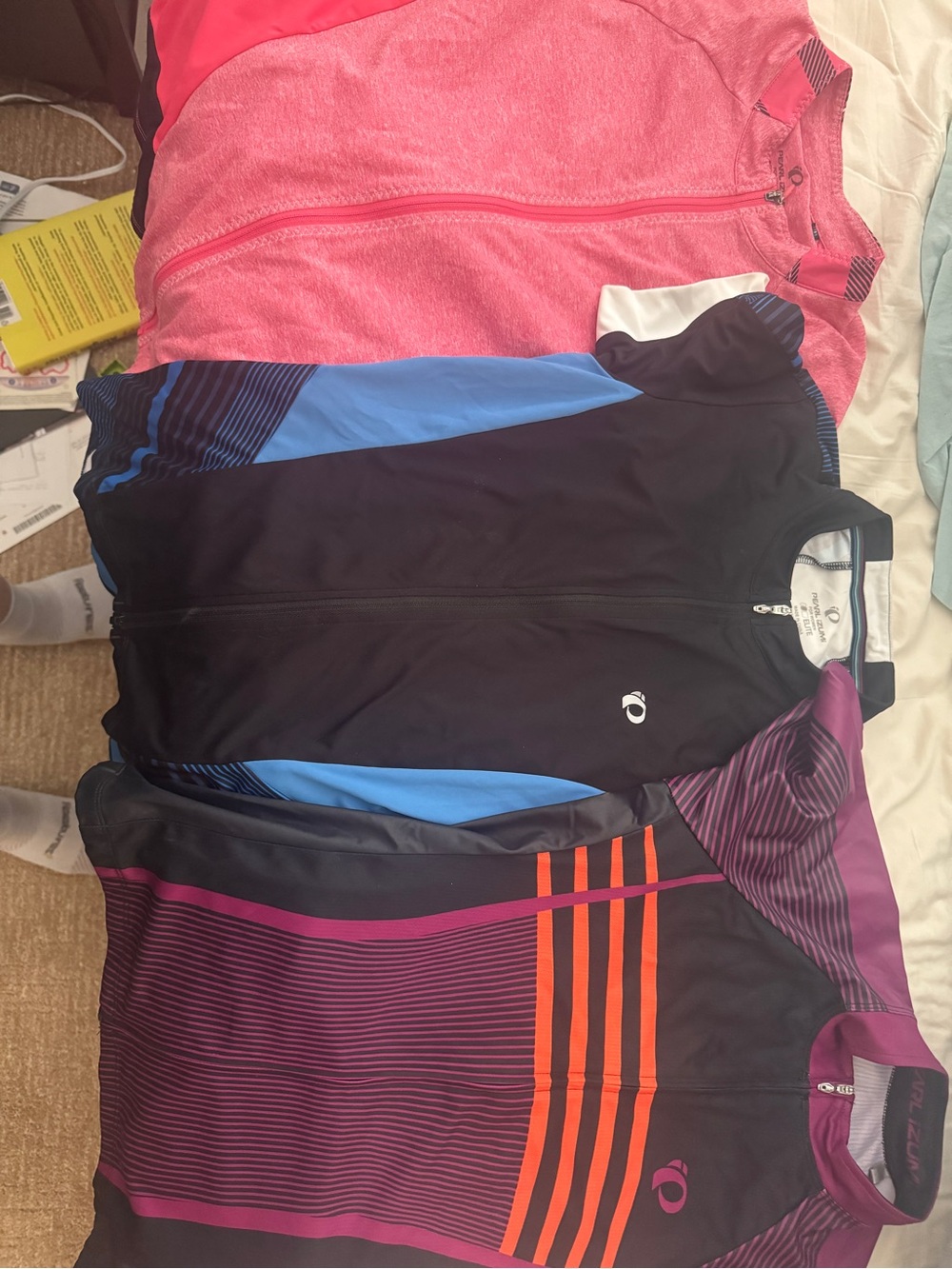 Pearl Izumi Women's Cycling Jerseys-Lot of Three